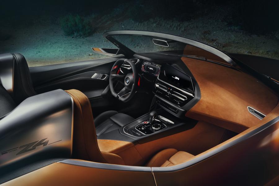 Интерьер BMW Z4 Concept 2017 года  (фото 4 из 61)